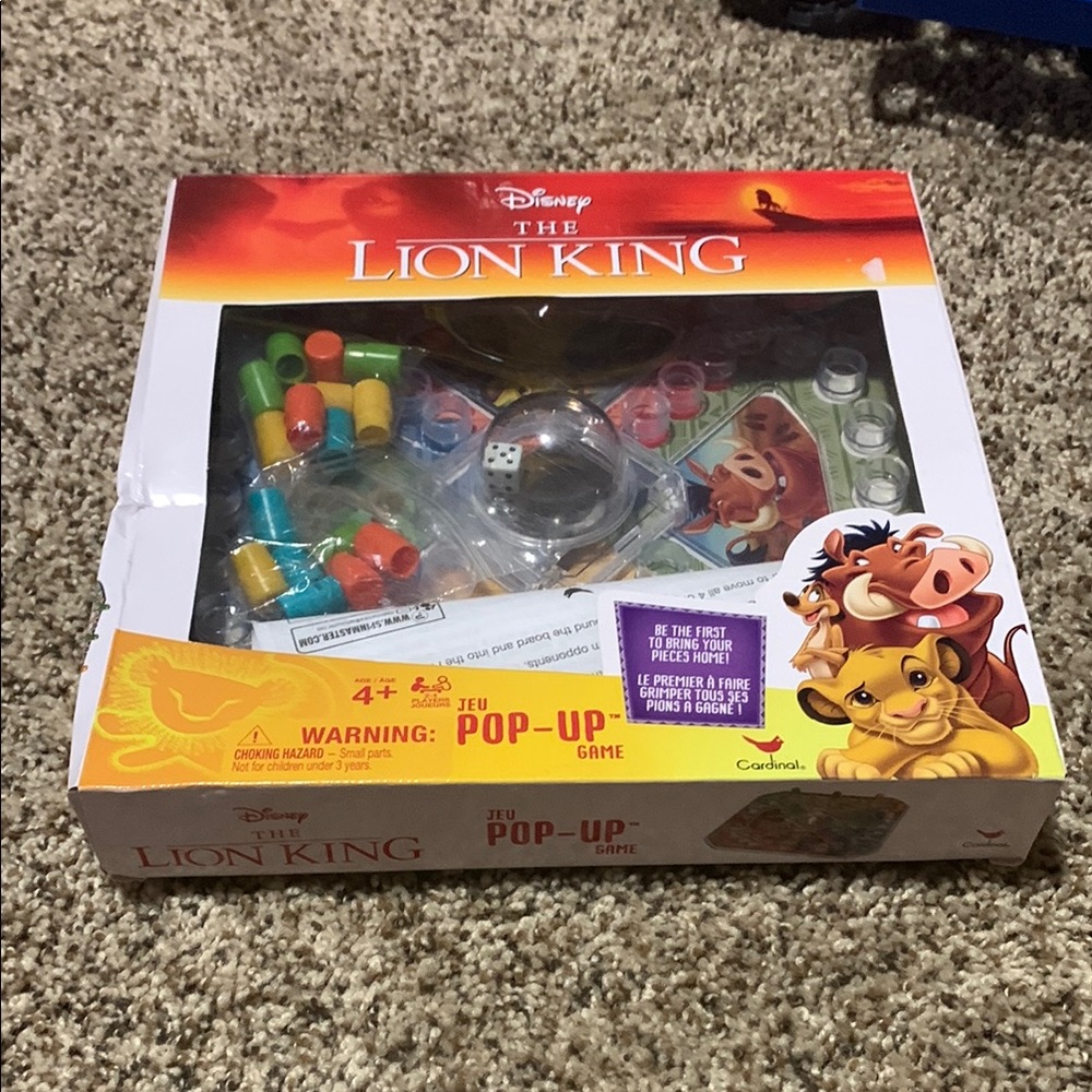 Disney Red and Yellow Puzzle Game